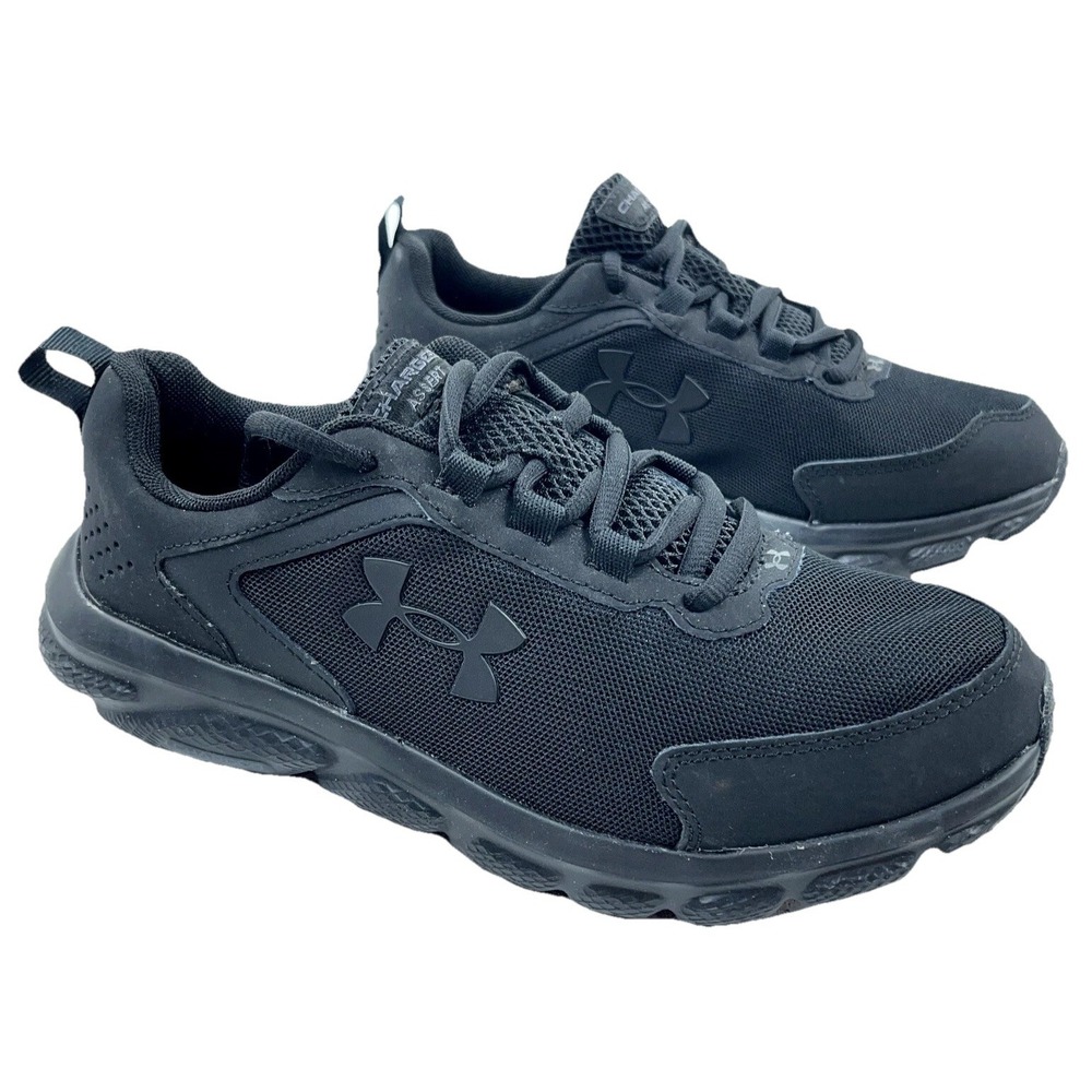Under Armour Charged Assert 9 Black Running Shoes Women's Size 8.5 D Sneakers